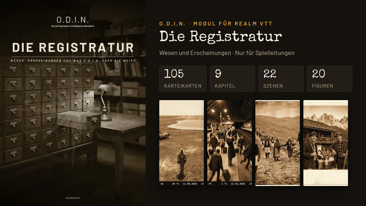 O.D.I.N. Die Registratur